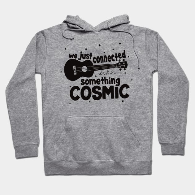 Black - Cosmic Hoodie by djchikart